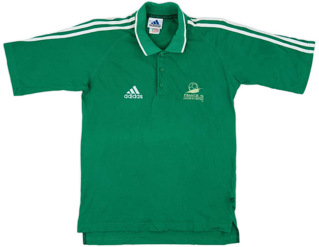 1998 France adidas Coupe Du Monde Polo Shirt - 6/10 - (S)