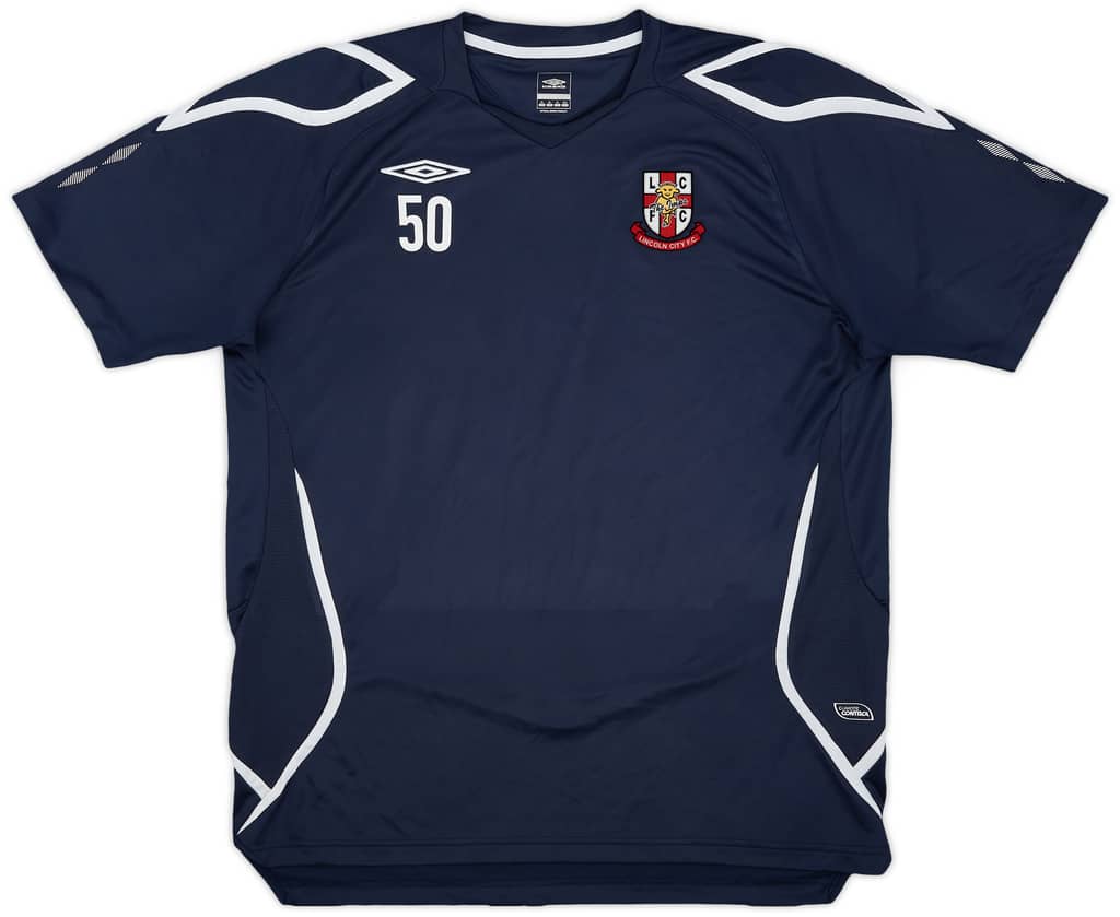2007-08 Lincoln City Umbro Player Issue Training Shirt #50 - 9/10 - (XL)