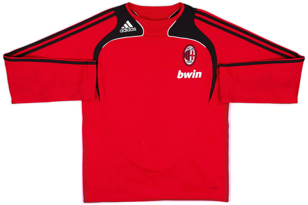 2008-09 AC Milan adidas Sweat Top - 6/10 - (L)