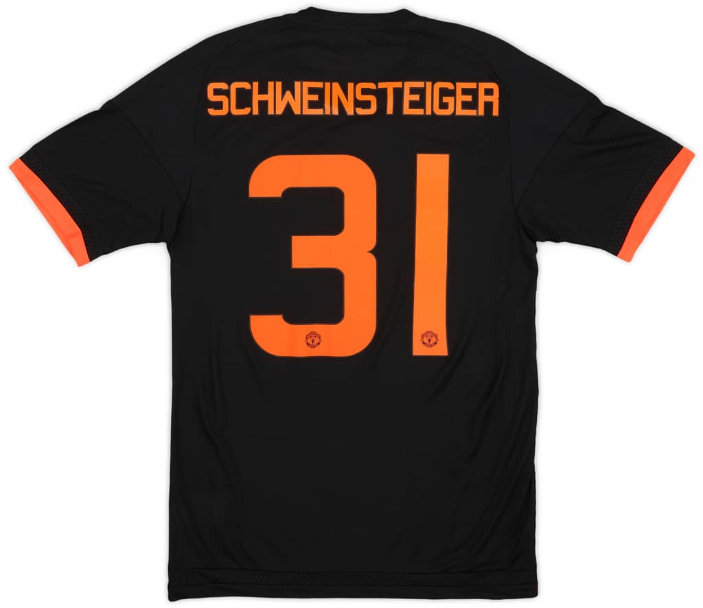 2015-16 Manchester United Player Issue Third Shirt Schweinsteiger #31 - 9/10 - (S)