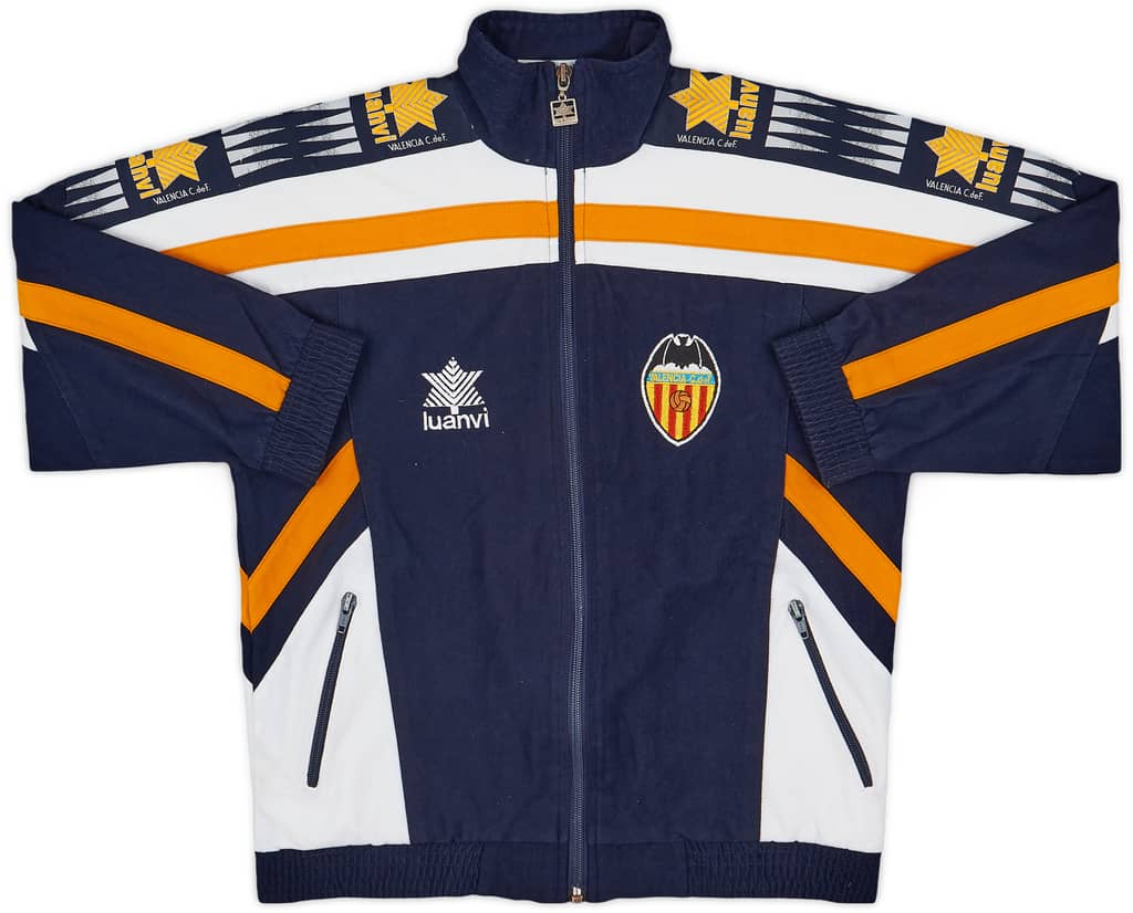 1996-97 Valencia Luanvi Track Jacket - 8/10 - (XL.Boys)
