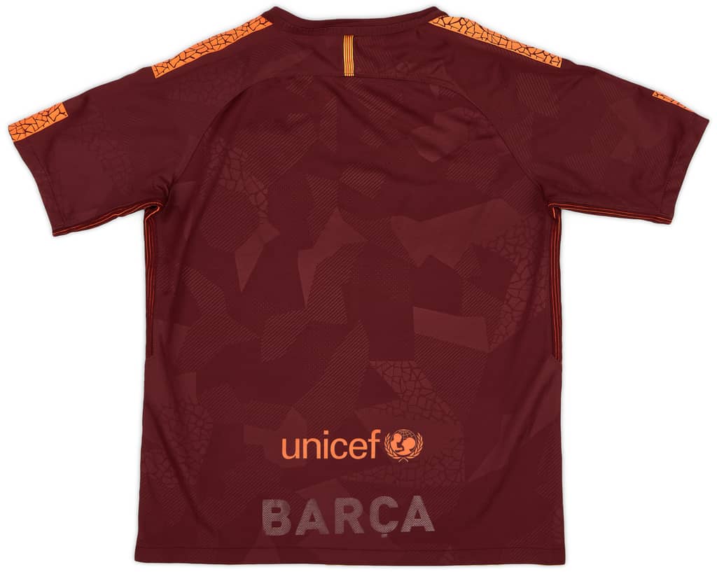 2017-18 Barcelona Third Shirt - 8/10 - (XL.Boys)