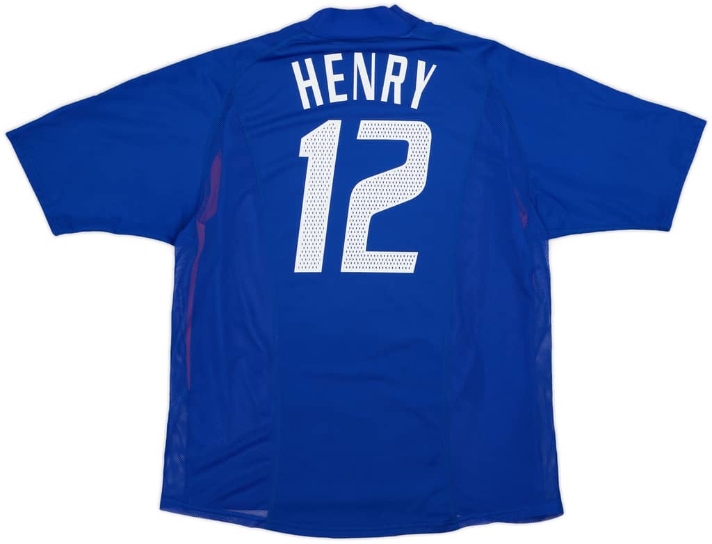 2002-04 France Player Issue Home Shirt Henry #12 - 6/10 - (XL)