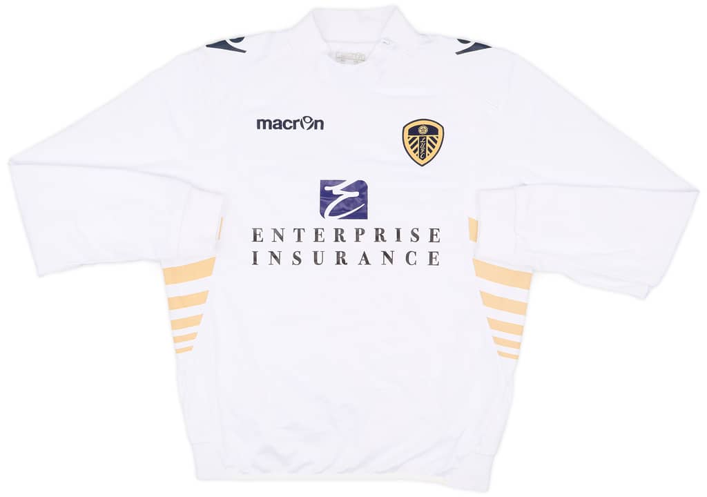 2013-14 Leeds United Macron 1/4 Zip Drill Top - 8/10 - (S)