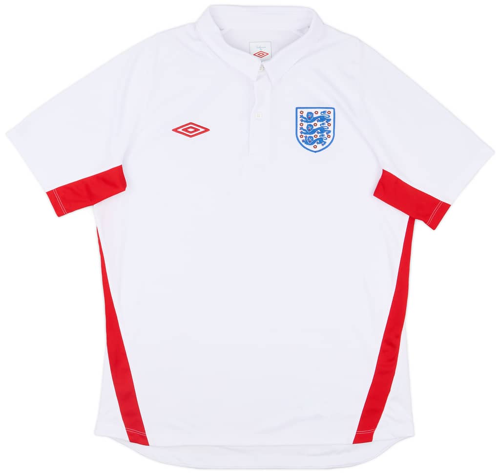 2009-10 England Umbro Polo Shirt - 9/10 - (XL)