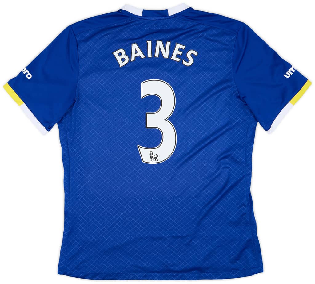 2016-17 Everton Home Shirt Baines #3 - 8/10 - (L)
