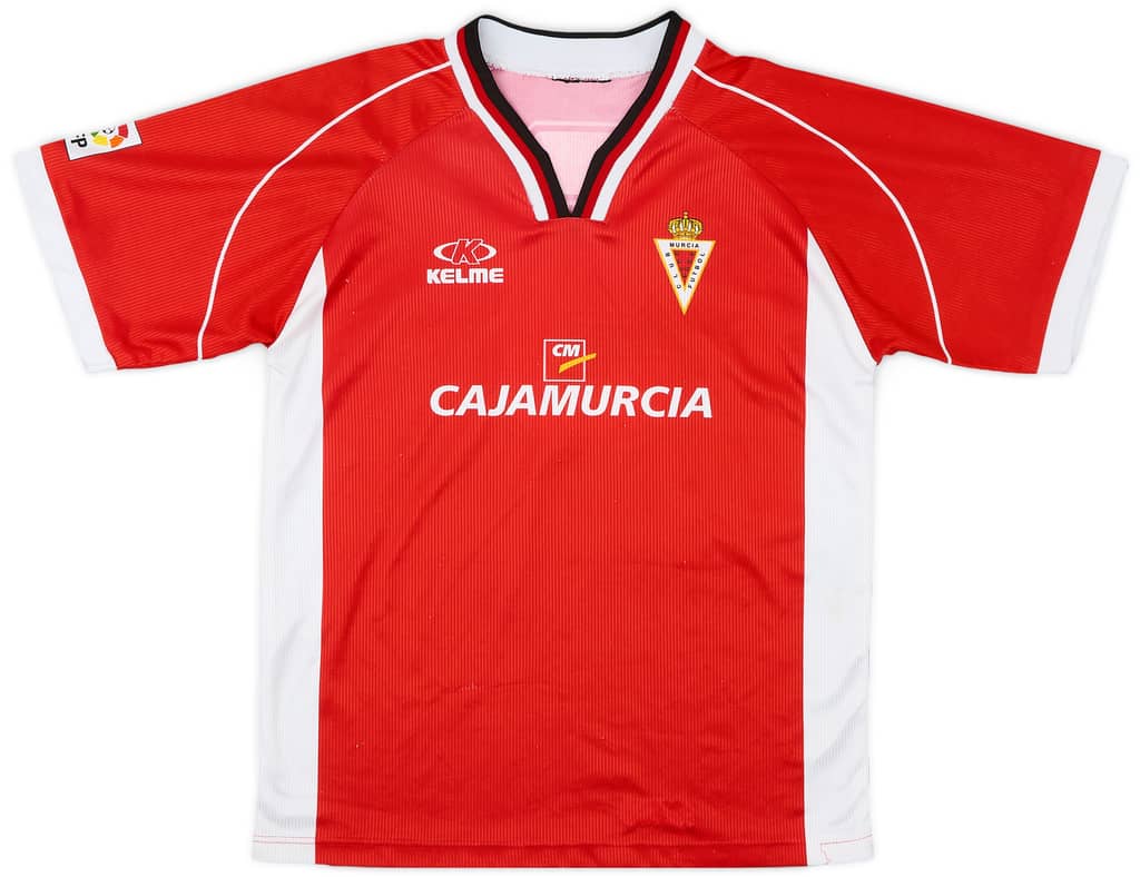 1999-01 Real Murcia Home Shirt #9 - 7/10 - (XL.Boys)