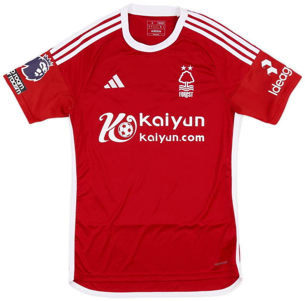 2023-24 Nottingham Forest Match Issue Home Shirt Williams #7