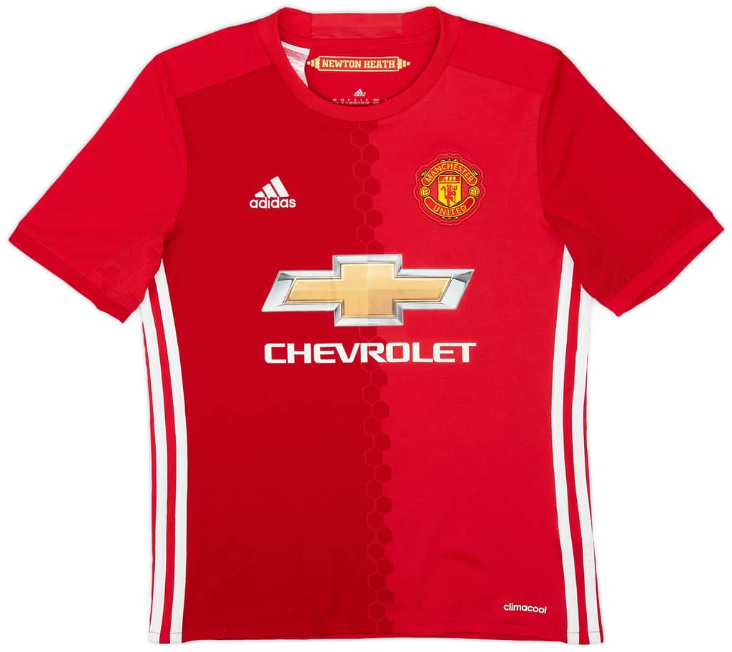 2016-17 Manchester United Home Shirt - 8/10 - (M.Boys)