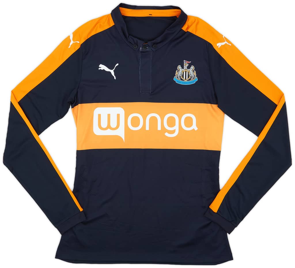 2016-17 Newcastle Player Issue ACTV Fit Away L/S Shirt - 8/10 - (L)