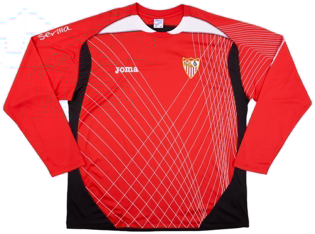 2004-05 Sevilla Joma Training L/S Shirt - 8/10 - (XXL)