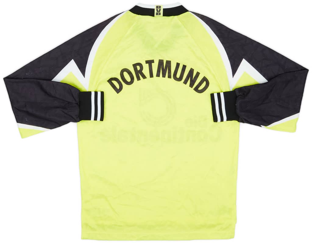 1995-96 Borussia Dortmund Home L/S Shirt - 9/10 - (XS)