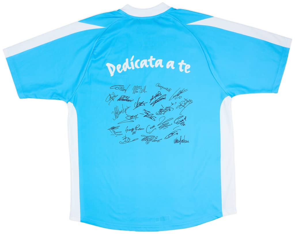 2003-04 Lazio 'Signed' Basic Home Shirt - 9/10 - (L)