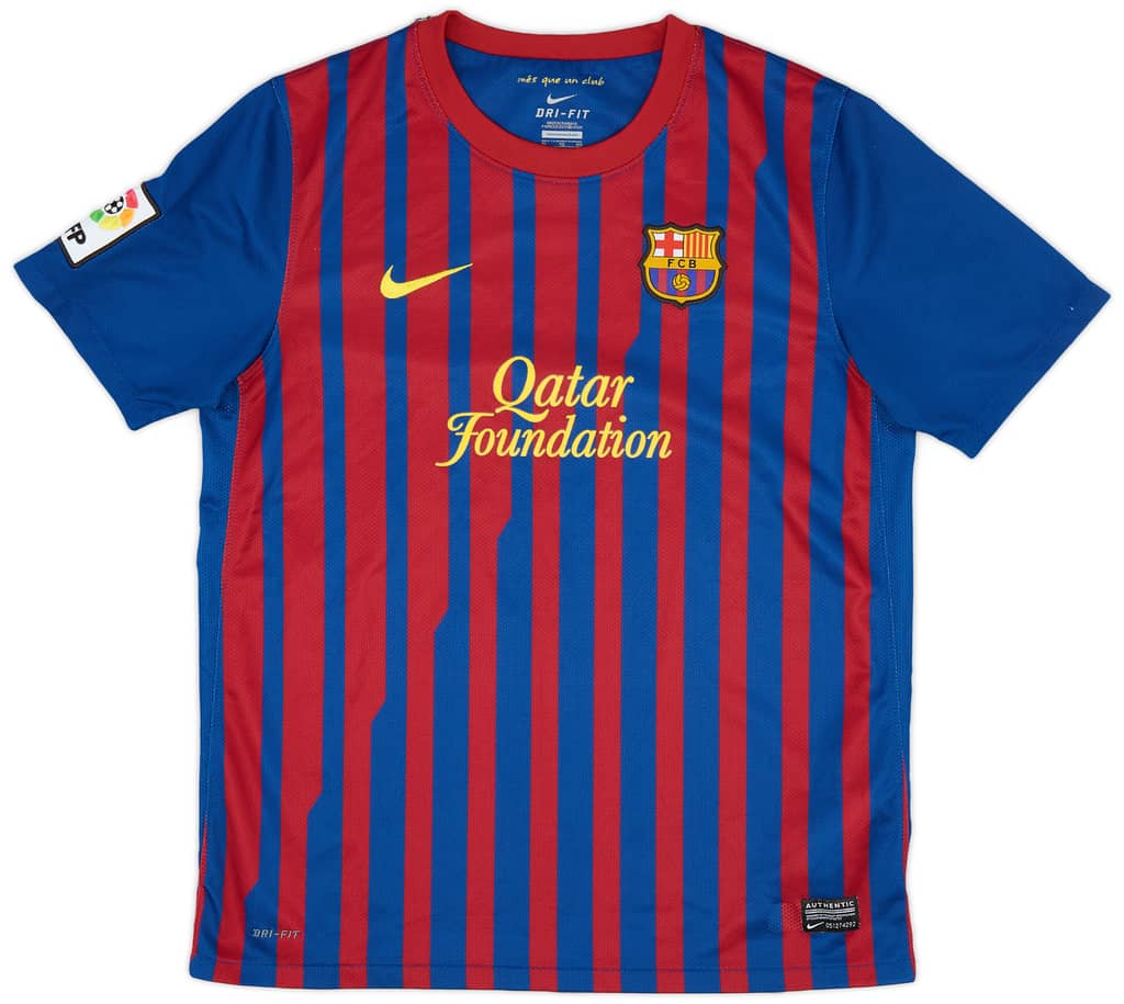 2011-12 Barcelona Home Shirt - 9/10 - (XL.Boys)