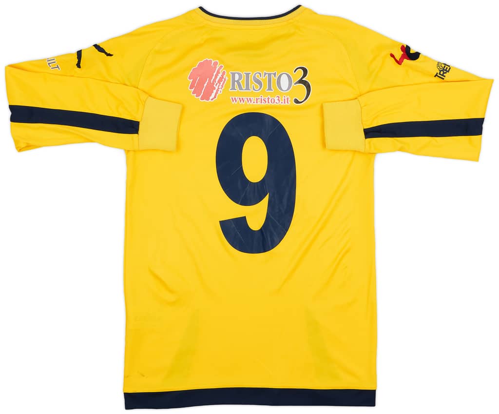 2015-16 AC Trento Youth Home L/S Shirt #9 - 8/10 - (S)