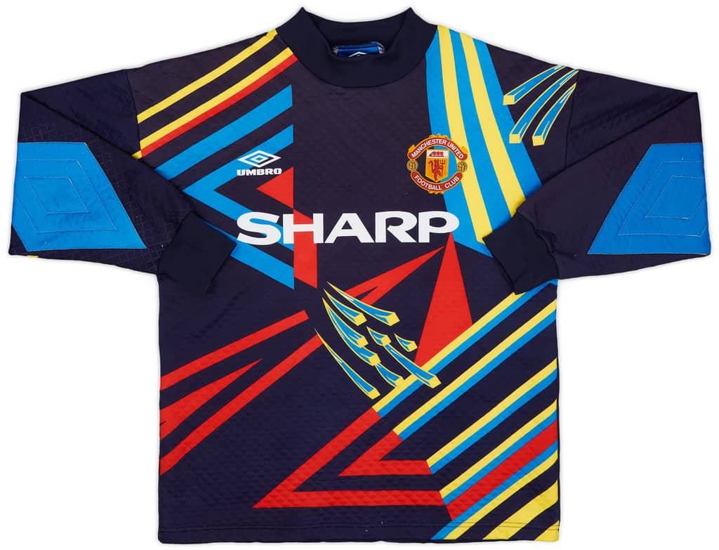 1992-93 Manchester United GK Shirt #1 - 9/10 - (S)