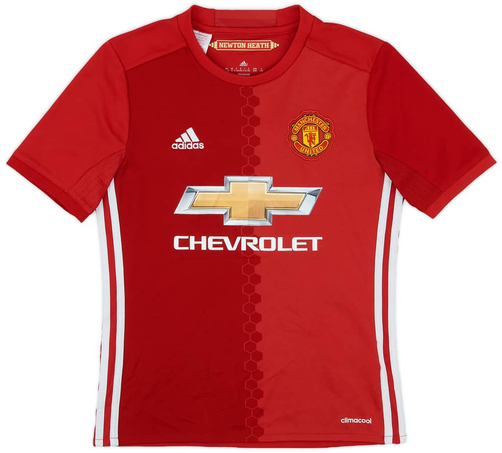 2016-17 Manchester United Home Shirt - 8/10 - (M.Boys)