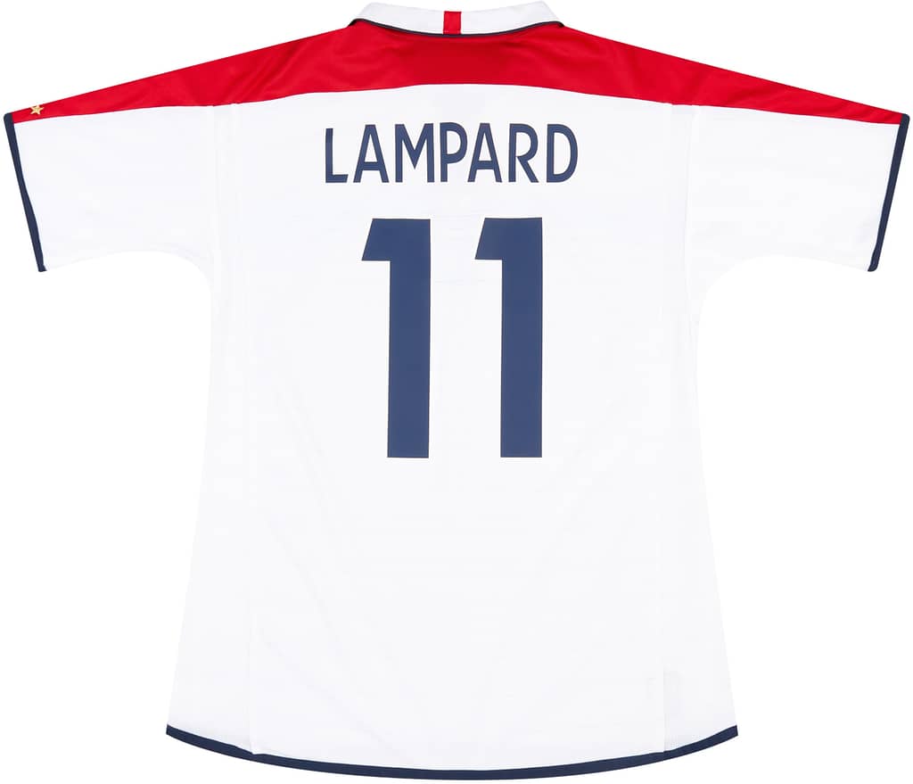 2003-05 England Home Shirt Lampard #11