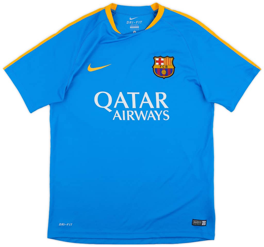 2015-16 Barcelona Nike Training Shirt - 9/10 - (L)