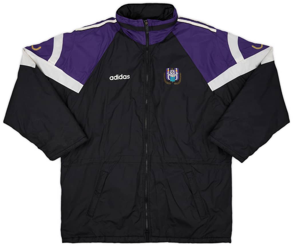 1997-98 Anderlecht adidas Padded Bench Coat - 9/10 - (L)