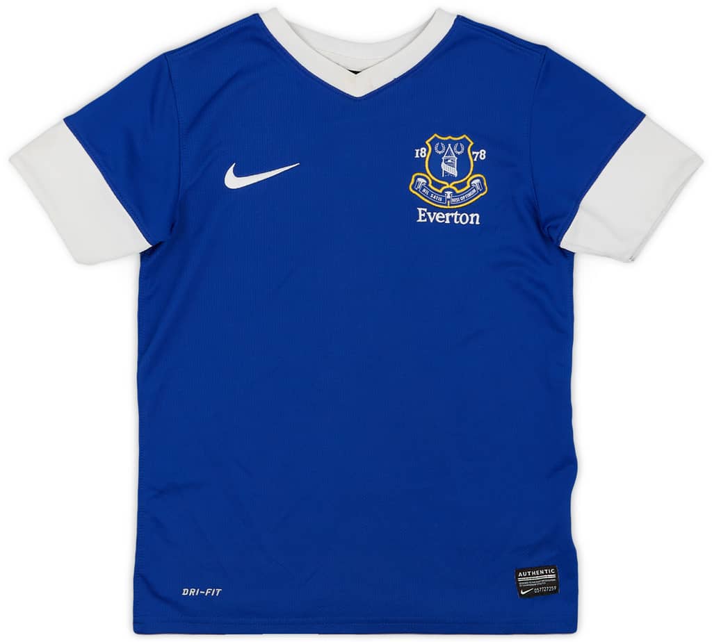 2012-13 Everton Home Shirt - 7/10 - (S.Boys)