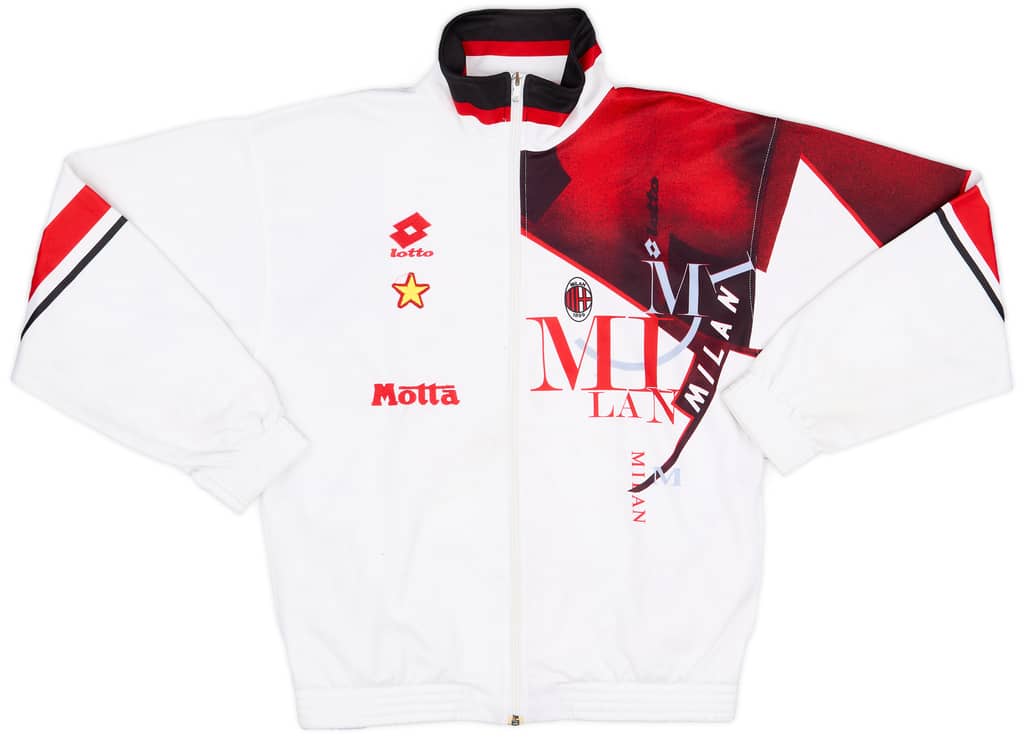 1993-94 AC Milan Lotto Track Jacket - 5/10 - (S)