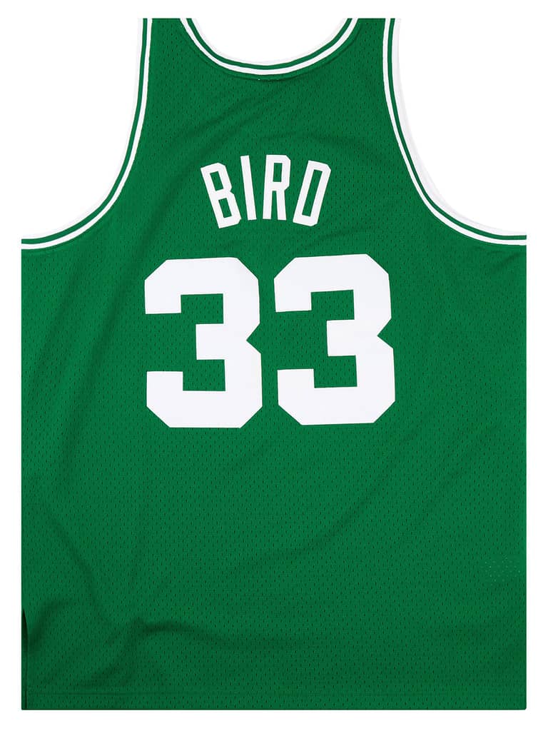 1985-86 Boston Celtics Bird #33 Mitchell & Ness Swingman Jersey (Away) XL