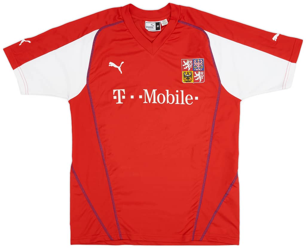 2003-04 Czech Republic Home Shirt - 9/10 - (XL)
