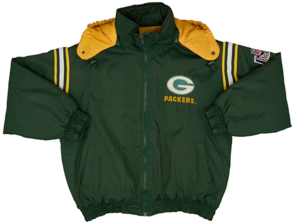 1990s Green Bay Packers Pro Player Rain Coat - 5/10 - (XL)