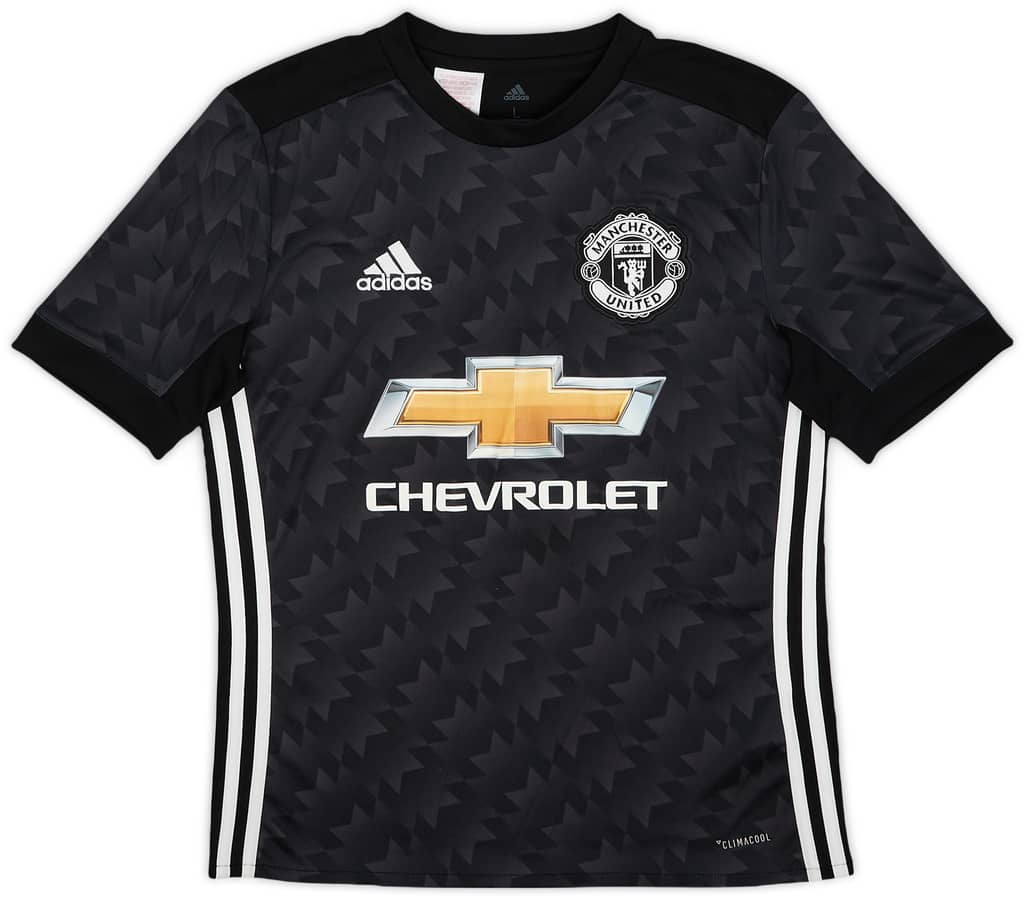 2017-18 Manchester United Away Shirt - 9/10 - (L.Boys)