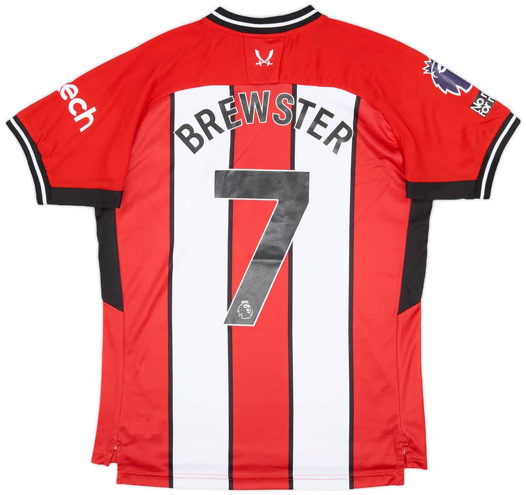 2023-24 Sheffield United Match Issue Home Shirt Brewster #7