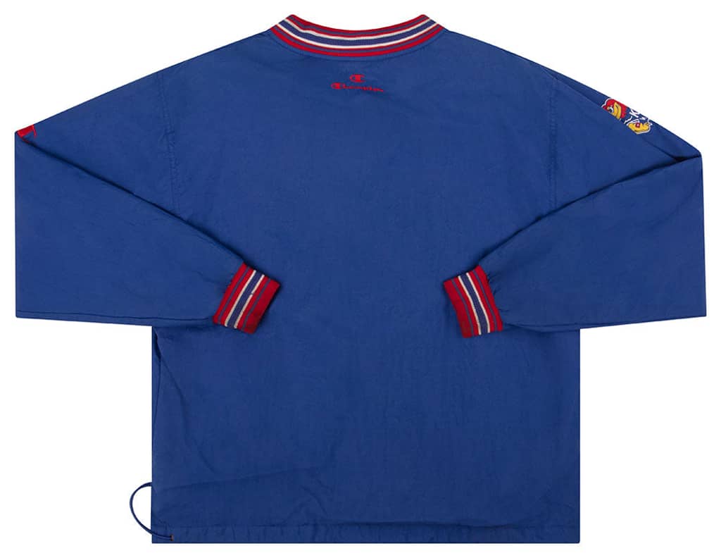 1990s Kansas Jayhawks Champion Pullover Windbreaker Jacket M