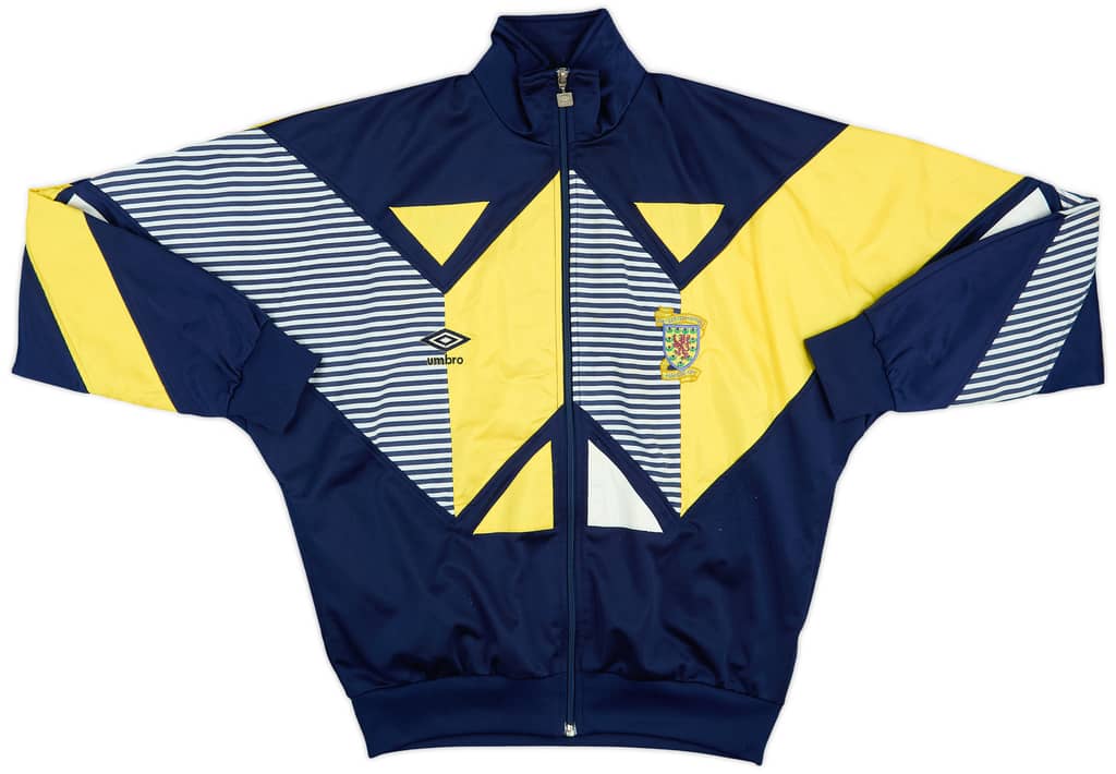 1991-92 Scotland Umbro Track Jacket - 8/10 - (M)