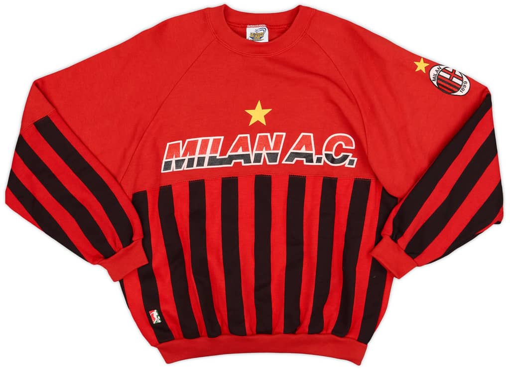1990-91 AC Milan Le Felpe Dei Grandi Sweat Top  - 8/10 - (S)