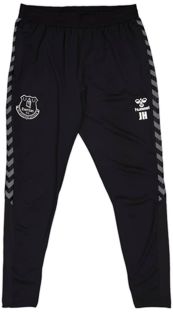 2023-24 Everton Staff Issue Hummel Track Pants/Bottoms 'JH' - 8/10 - (L)