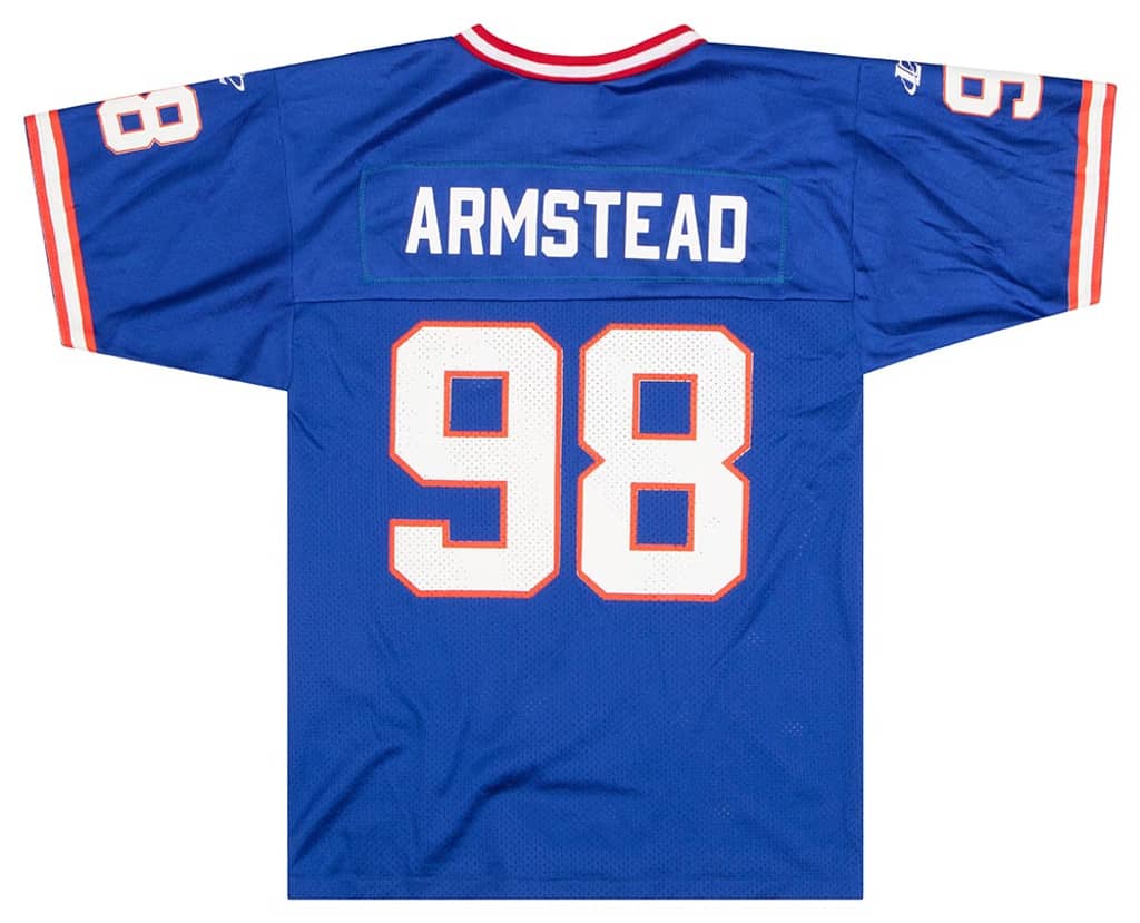 1993-99 New York Giants Armstead #98 Logo Athletic Jersey (Home) Y