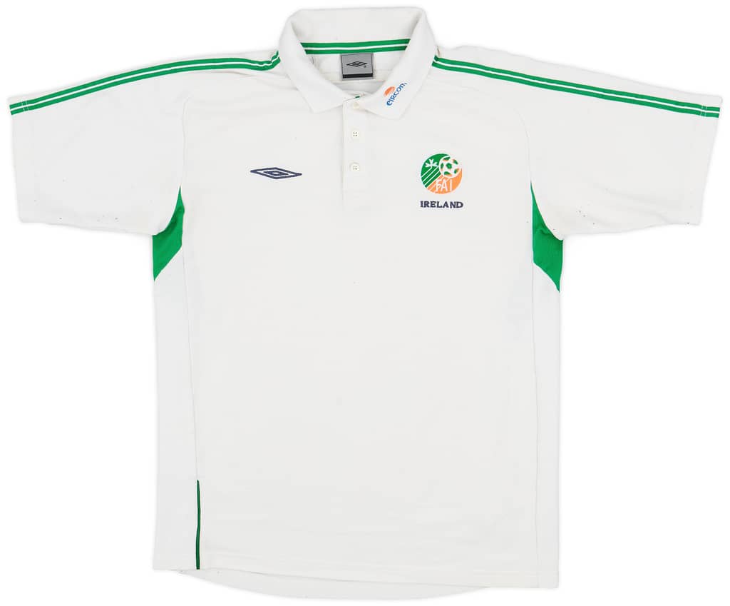 2002-03 Ireland Umbro Polo Shirt - 6/10 - (M)