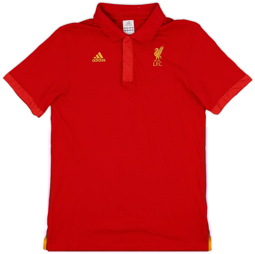 2009-10 Liverpool adidas Polo Shirt - 9/10 - (M)