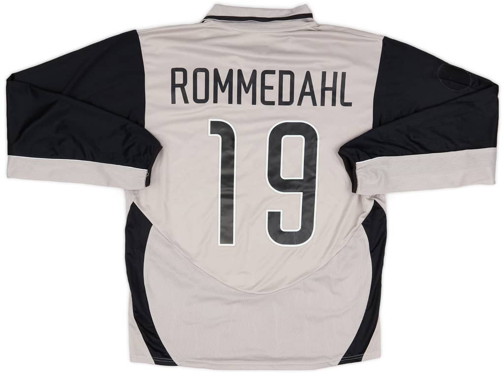 2003-04 PSV Match Issue Away Shirt Rommedahl #19