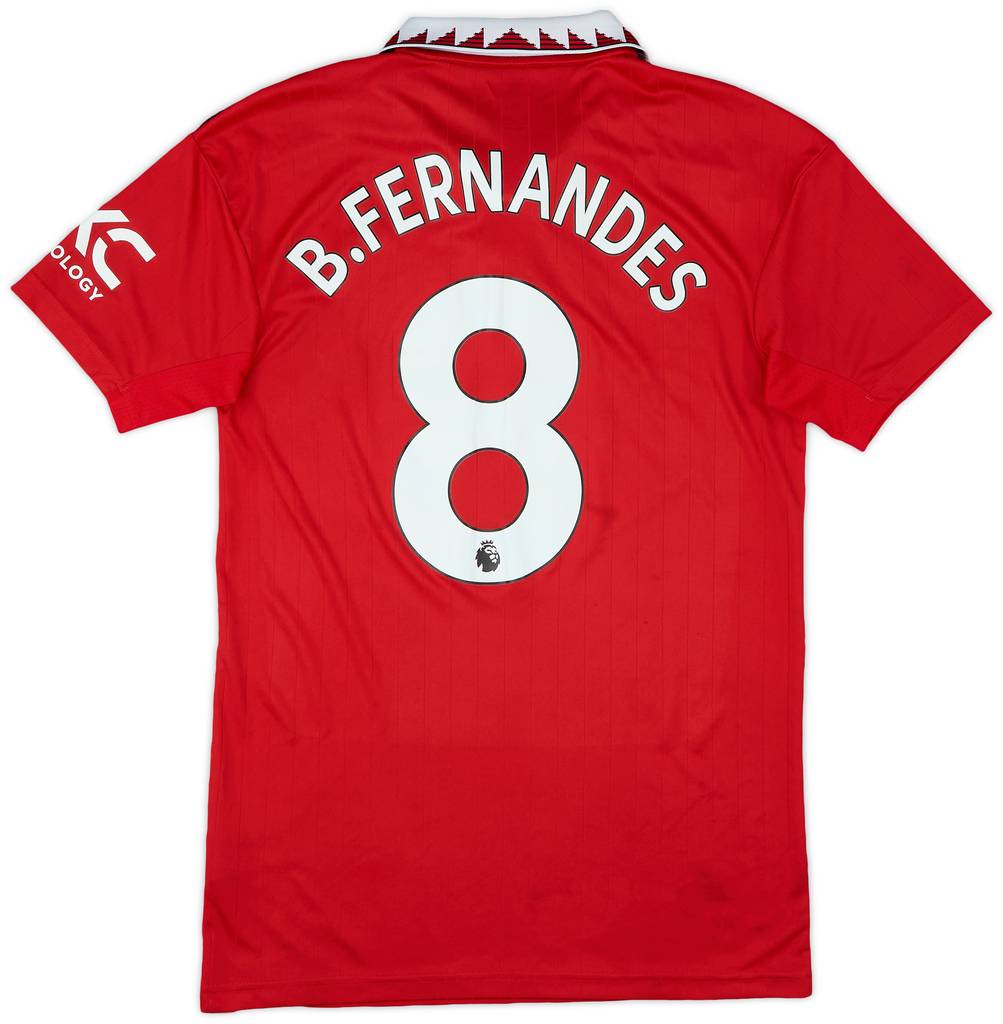 2022-23 Manchester United Home Shirt B.Fernandes #8 - 5/10 - (S)