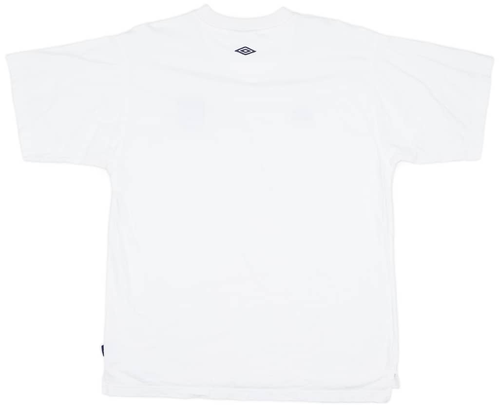 2000-02 England Umbro Cotton Tee - 8/10 - (XL)