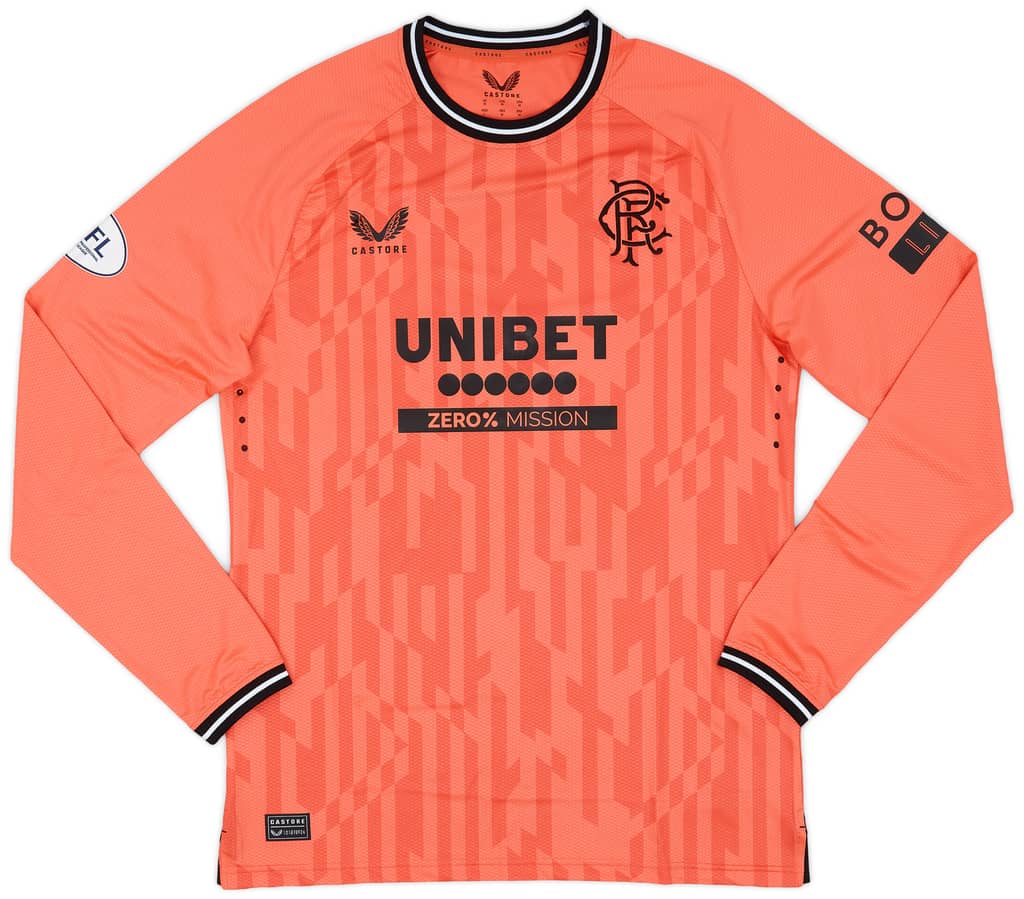 2023-24 Rangers Match Issue GK Shirt McLaughlin #33