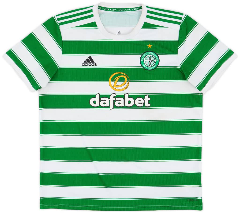 2021-22 Celtic Home Shirt - 6/10 - (XL)