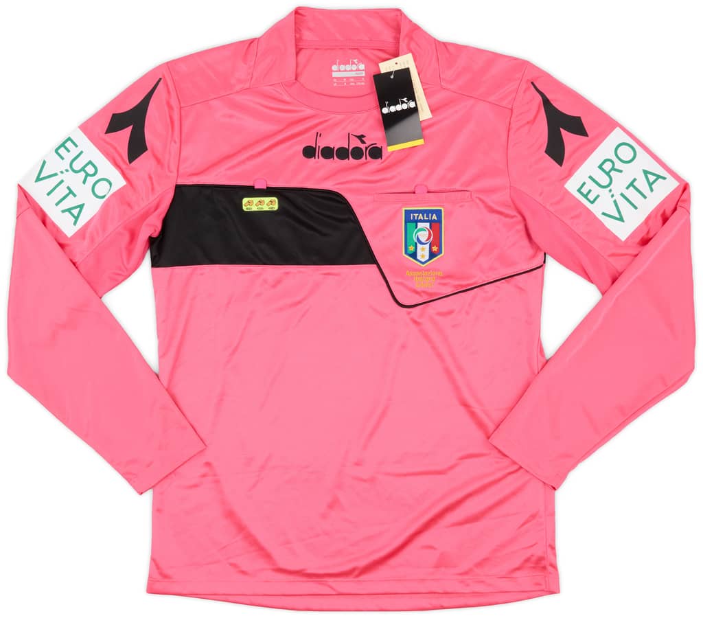 2017-18 Italy Diadora Referee L/S Shirt (S)