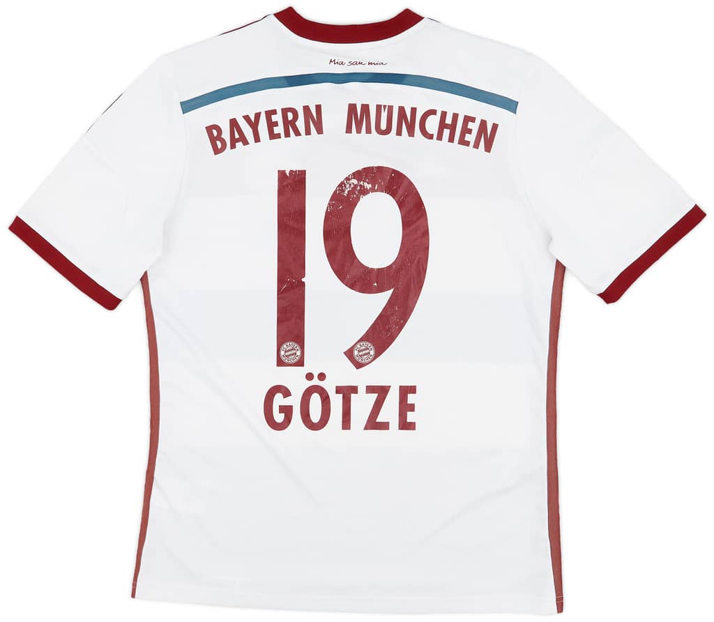 2014-15 Bayern Munich Away Shirt Gotze #19 - 5/10 - (XL.Boys)