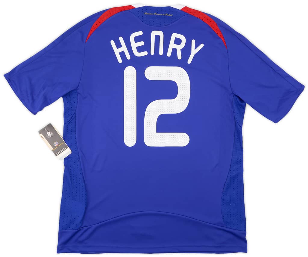 2007-08 France Home Shirt Henry #12 (L)