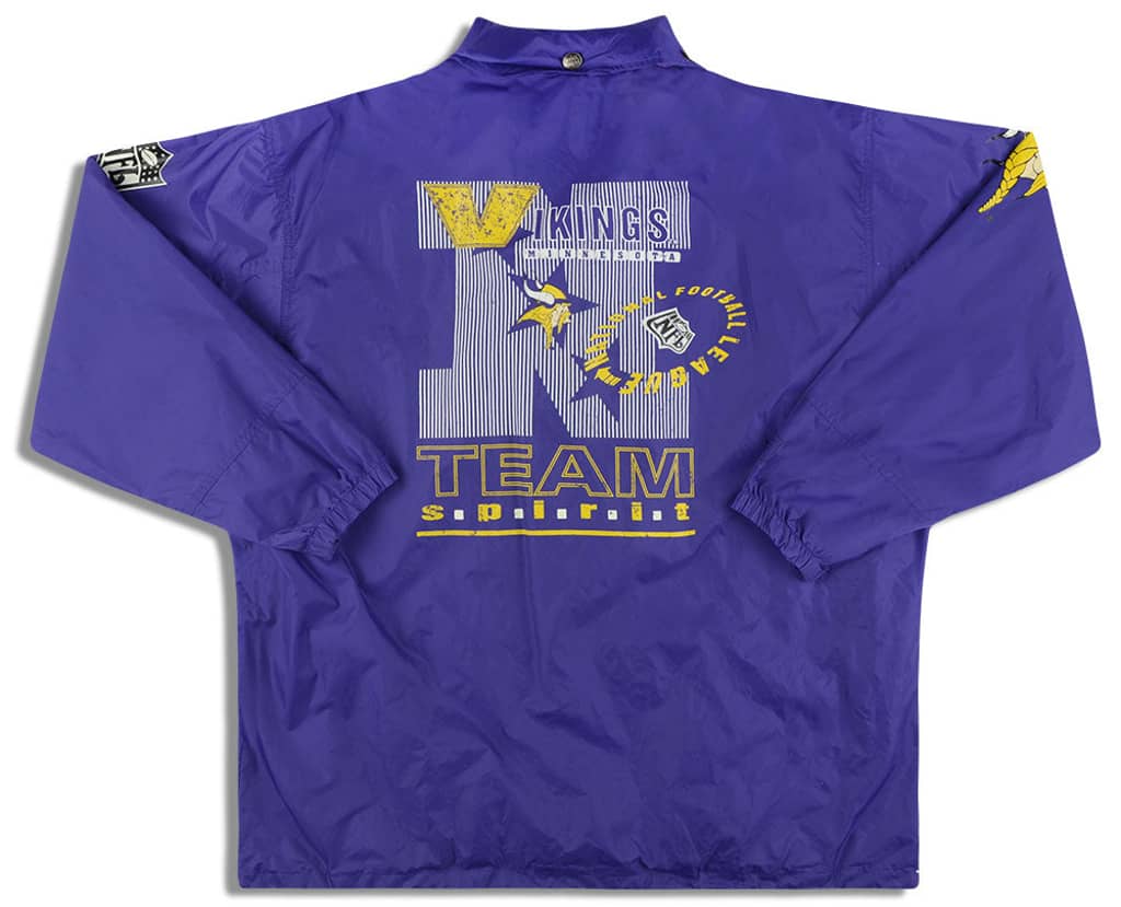 1990s Minnesota Vikings Campri Teamline Rain Coat XL