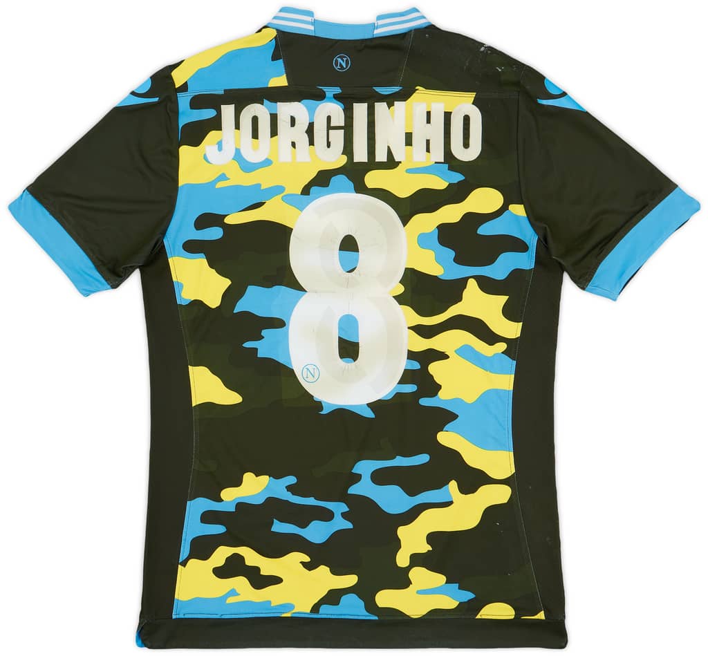 2013-14 Napoli Fourth Shirt Jorginho #8 - 4/10 - (XL)