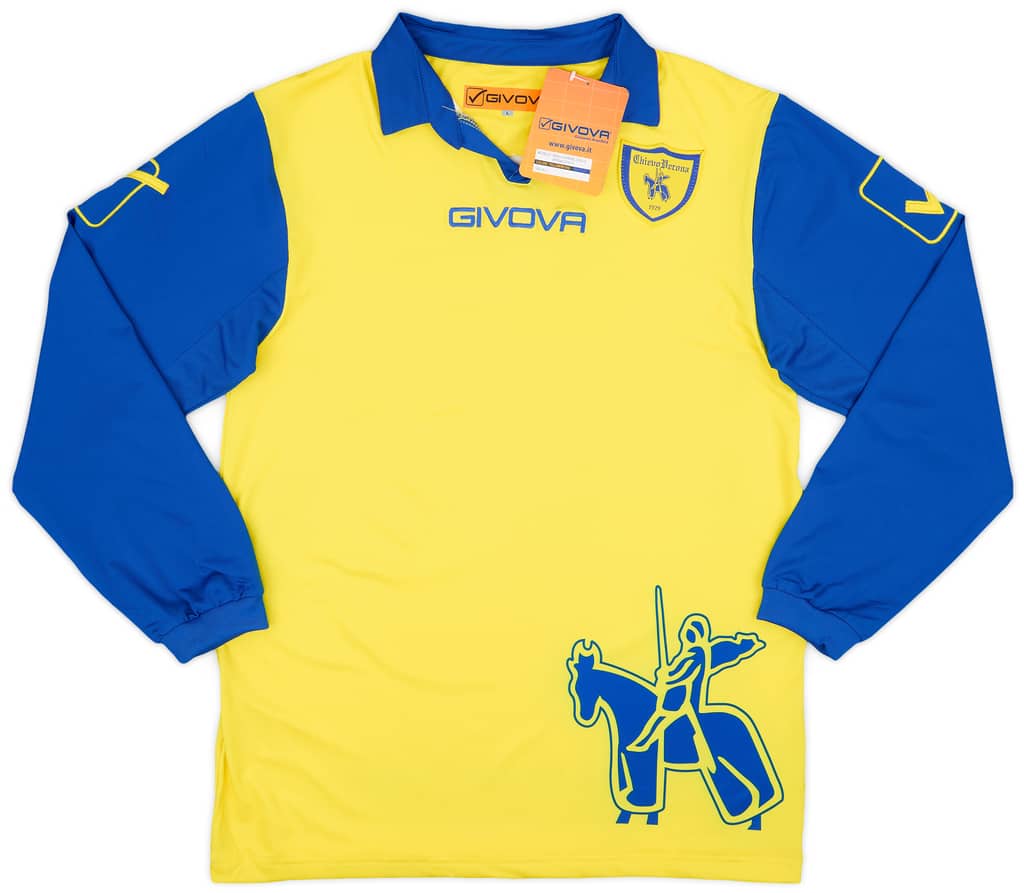 2014-15 Chievo Verona Home L/S Shirt (XL)