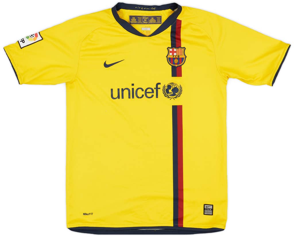 2008-10 Barcelona Away Shirt - 5/10 - (XL.Boys)